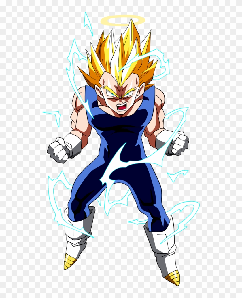 Vegeta Super Saiyan - Dragon Ball Z Vegeta Ssj2 Clipart #3477100