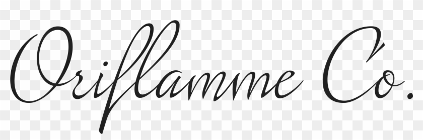 Oriflamme - Co - Calligraphy Clipart #3477123
