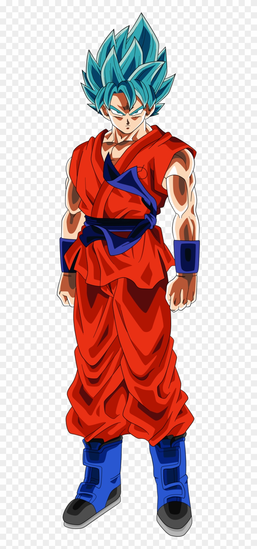 Super Saiyan God Super Saiyan Goku From Resurrection - Goku Ssjgssj Render Clipart
