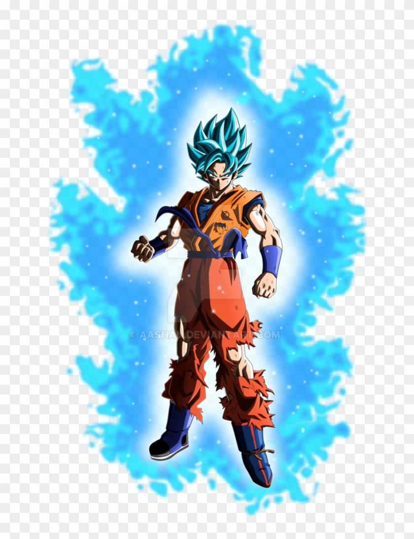 Goku Clipart Injured - Goku Super Sain Blue - Png Download