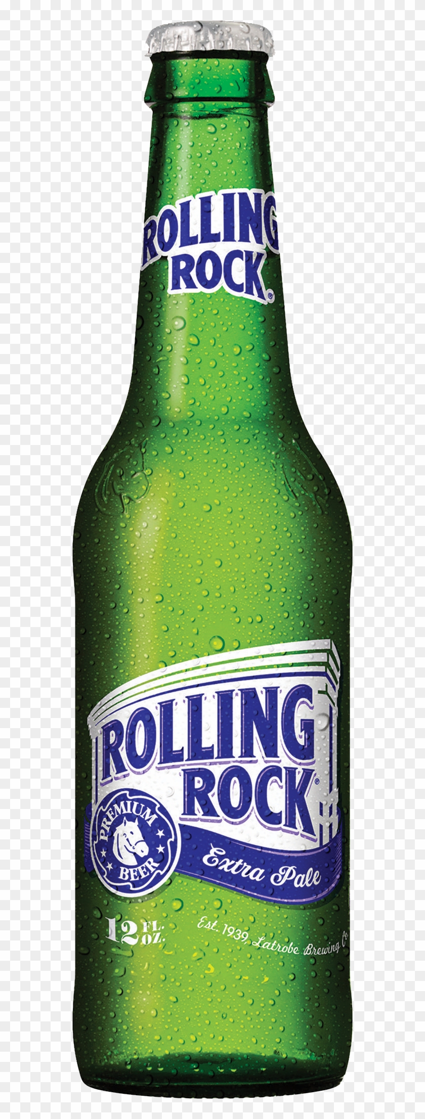 Rolling Rock - Rolling Rock Bottle Transparent Clipart #3477605