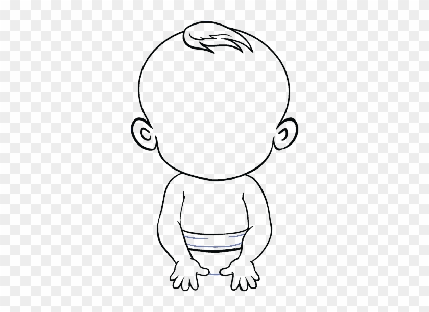Png Freeuse Download Drawing Child Little Baby - Draw A Baby Easy Clipart #3477881