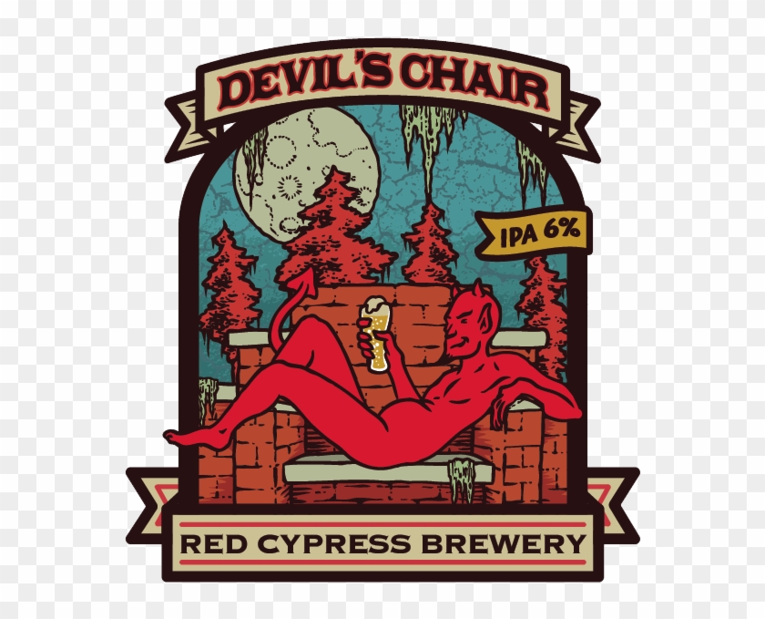 Devils Chair Beer - Red Cypress Brewery Clipart #3478201