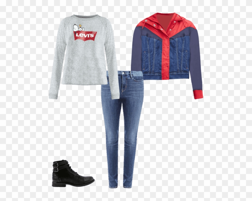 311 Shaping Skinny Jeans - Cardigan Clipart #3478372