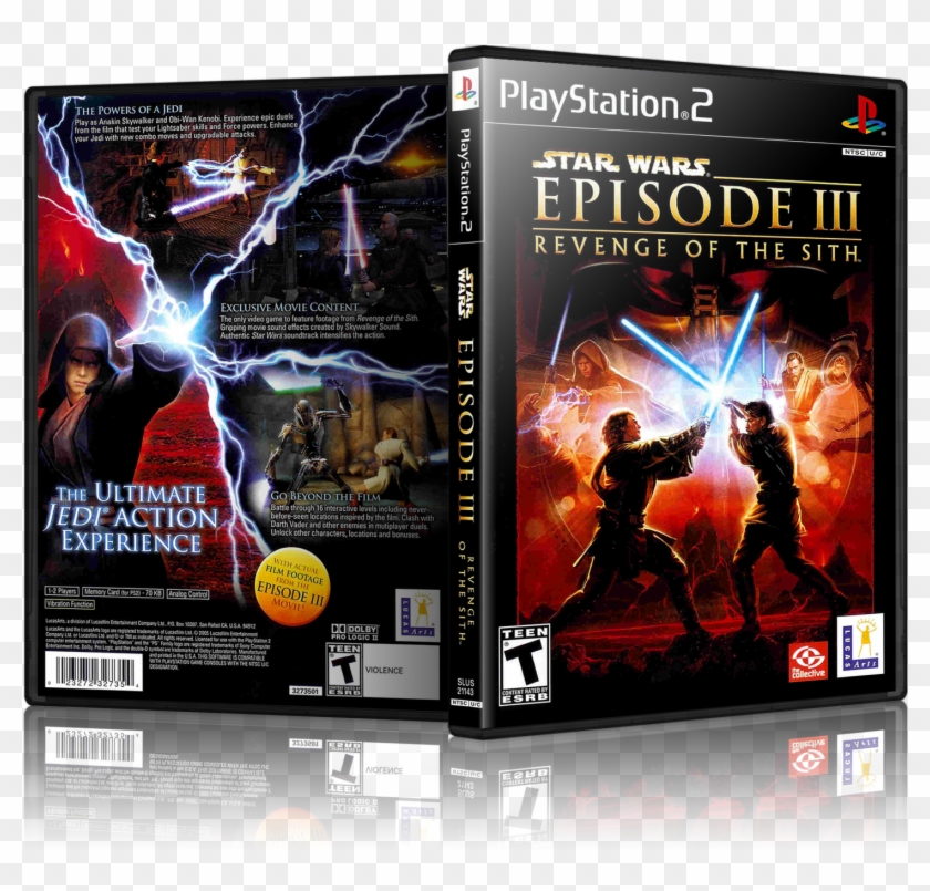 Star Wars 3 Ps2 , Png Download - Star Wars Episode 3 Ps2 Clipart