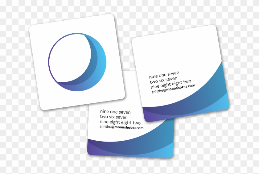 Digital Media Business Cards - Circle Clipart