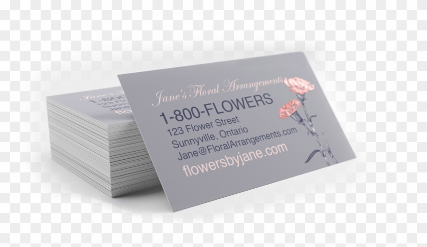 Stack Of Business Cards With Spot Varnish For A Florist - Book Cover Clipart