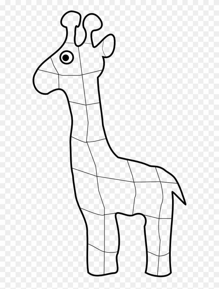 Free Giraffe Pattern Sewing - Clip Art - Png Download