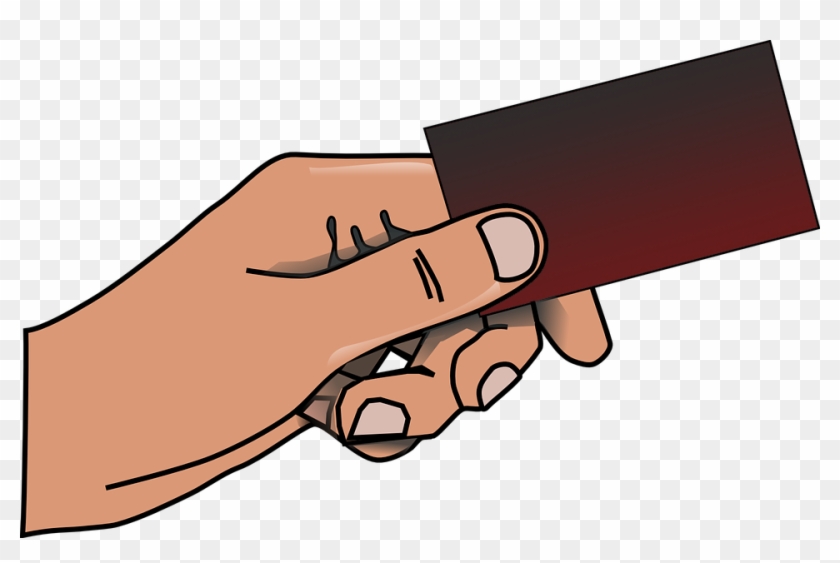 Some Branding Is Dark - Blank Card In Hand Clipart