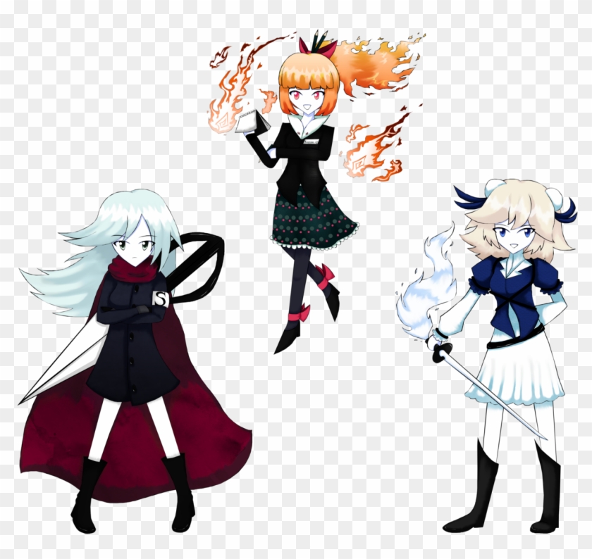 Main Characters Of Nansei Fallen Enchantment Name - Cartoon Clipart