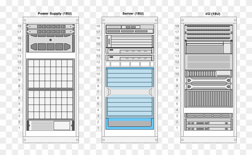 Rack Diagram Example - Architecture Clipart