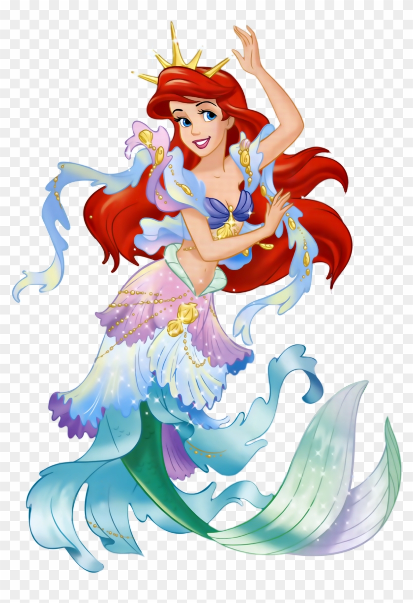 Pin By Sandra Carranza On Ariel La Sirenita - Ariel Little Mermaid Character Clipart