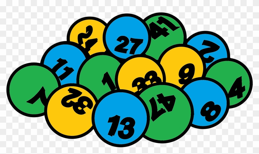 Colorized Lottery Balls - Lotto Clipart - Png Download