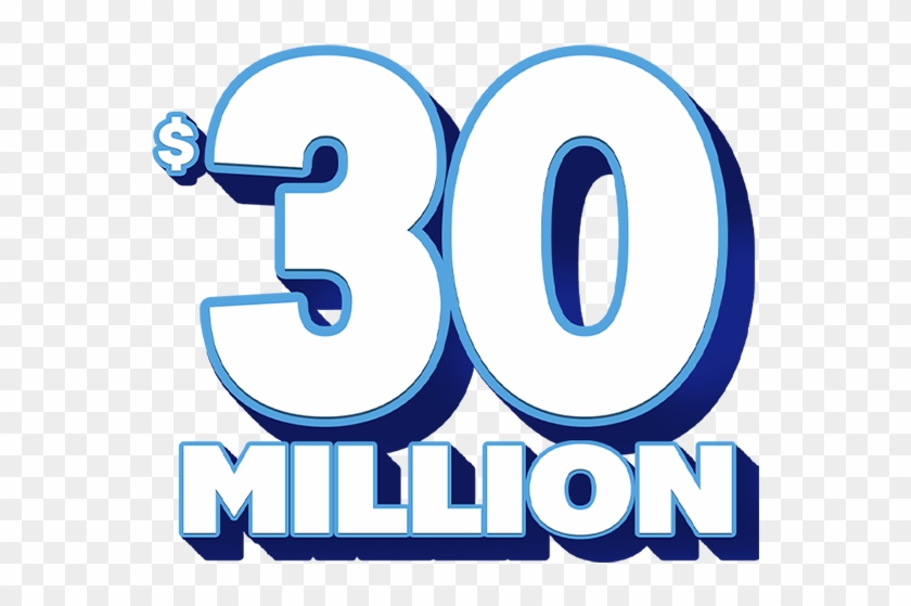 Powerball2018 - 30 Million - Powerball 30 Million Draw Clipart #3480988