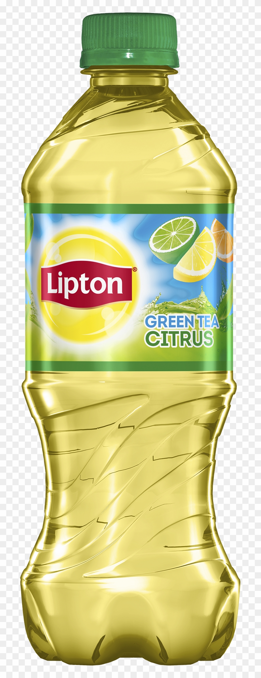 Transparent Tea Lipton - Lipton Citrus Green Tea 20 Oz Clipart #3481230