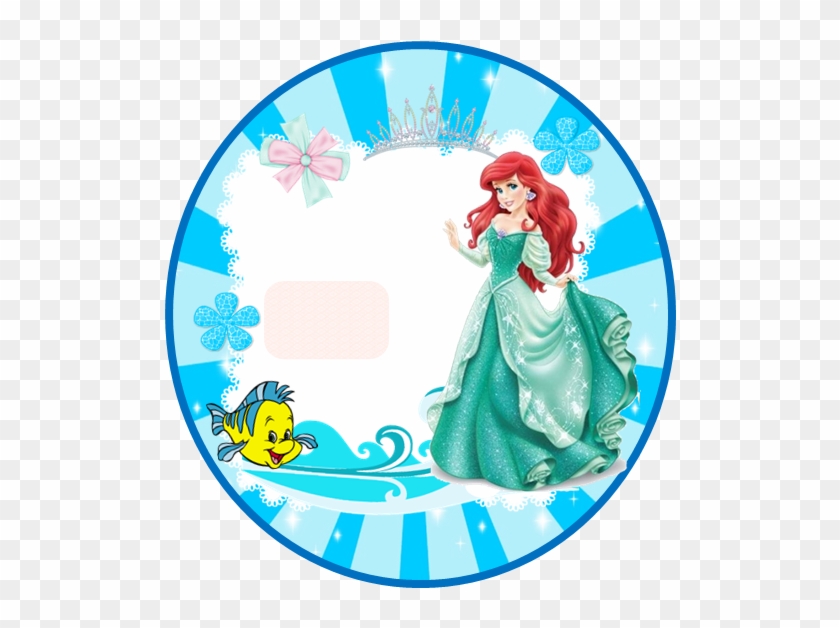 Toppers Y Wrappers Para Cupcake Para Imprimir Gratis - Princess Ariel Little Mermaid Clipart #3481329