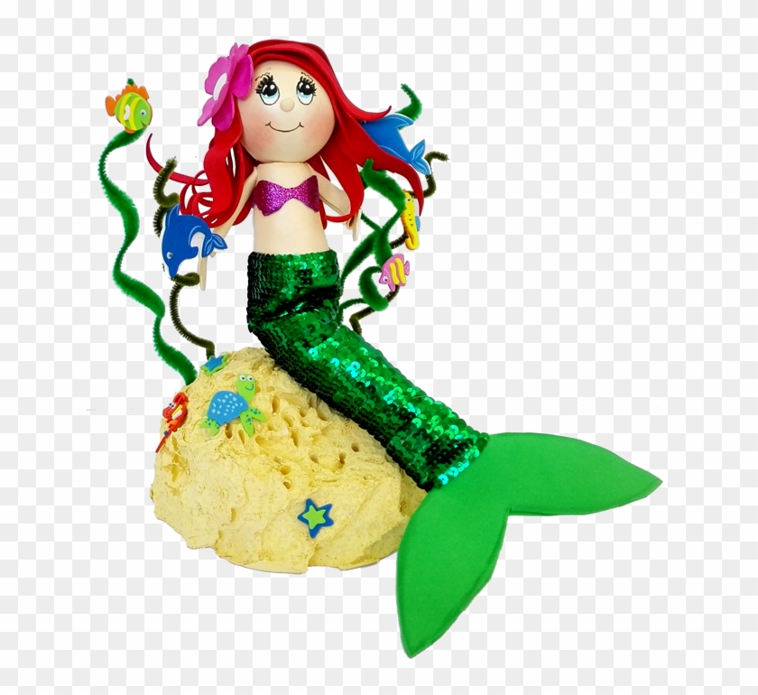 Centro De Mesa Sirenita - Doll Clipart