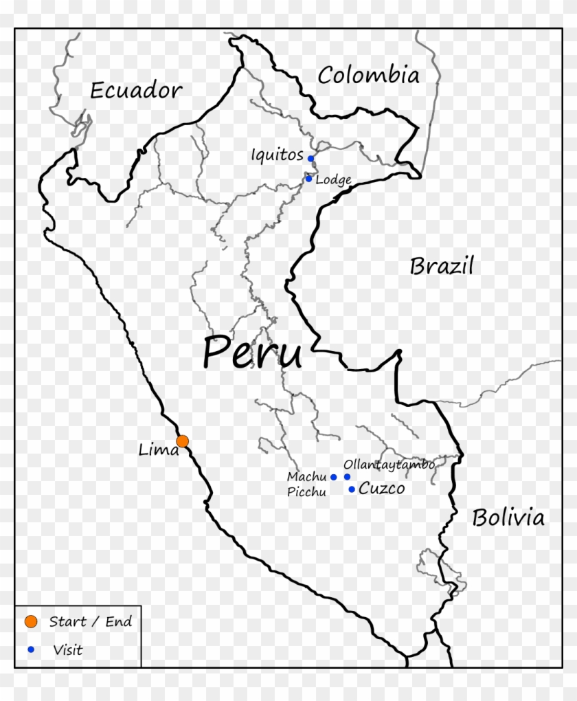 Peru Map - Map Clipart #3481523