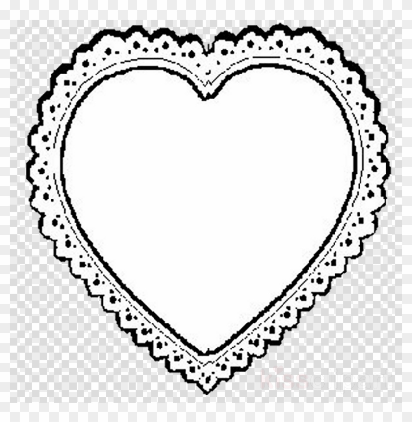 Lace Heart Clipart Clip Art - 8 Ball Clipart - Png Download