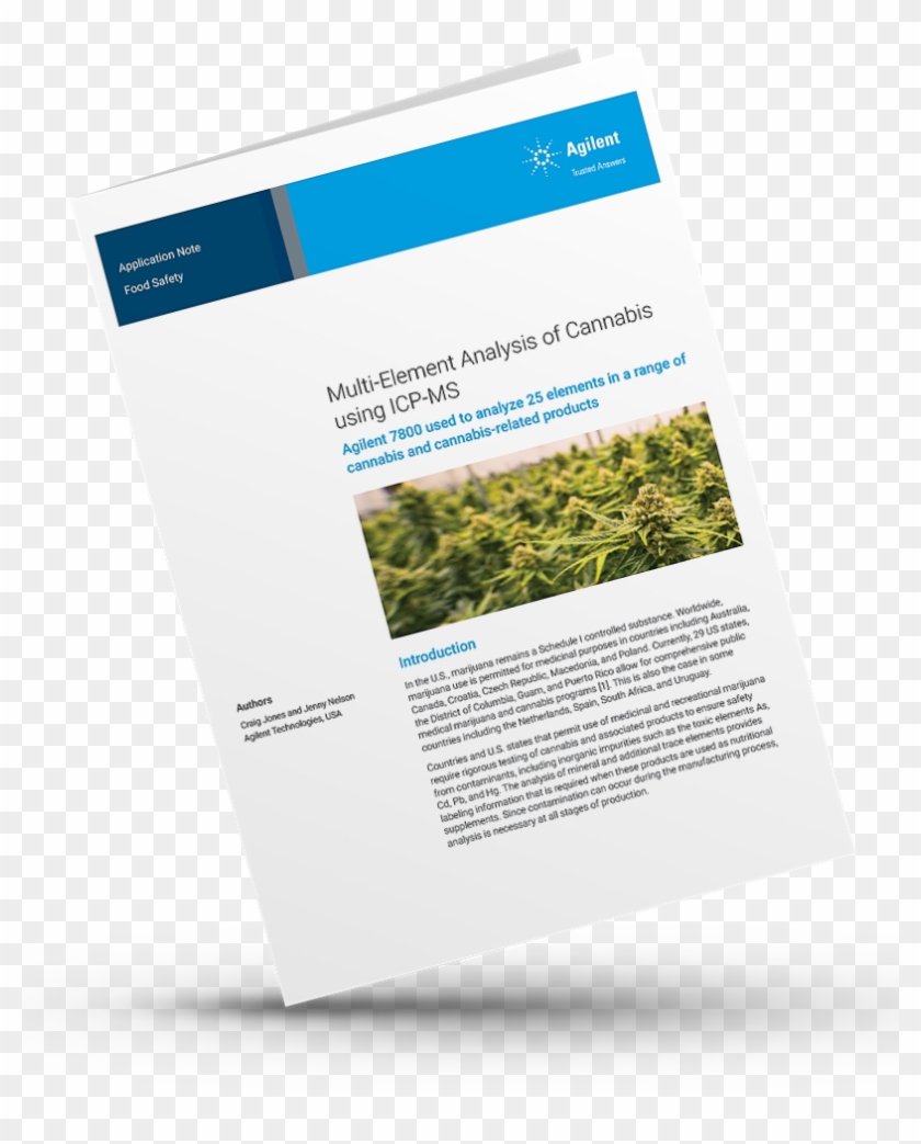 Agilent Cannabis Appnote - Brochure Clipart