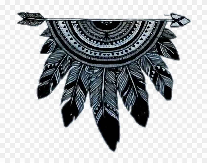 #handdrawing #tribal #tribaltatoo #tumblr #feather - Little Pieces Of Hope Clipart #3481877