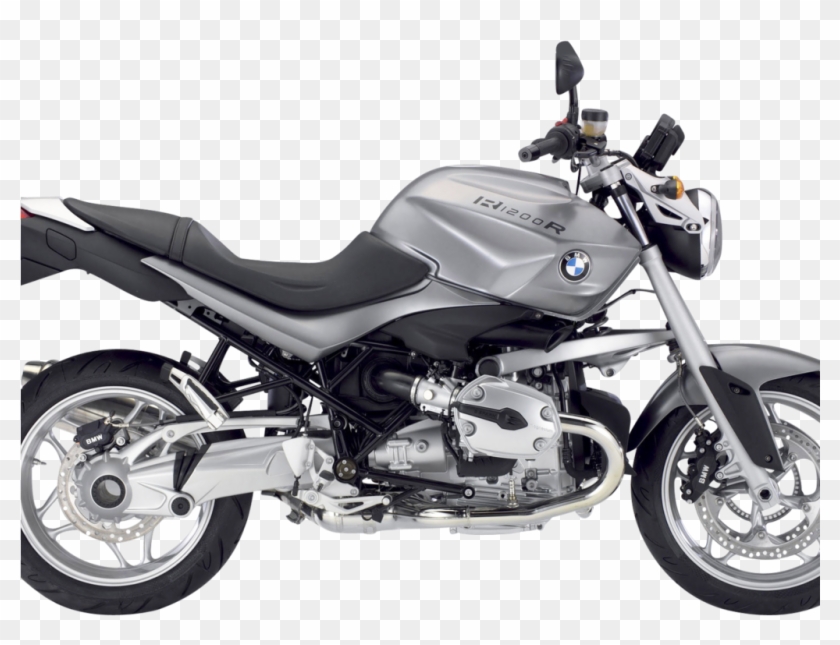 Bmw R1200r Black Motorcycle Bike Png Image - Bmw R 1200 2007 Clipart