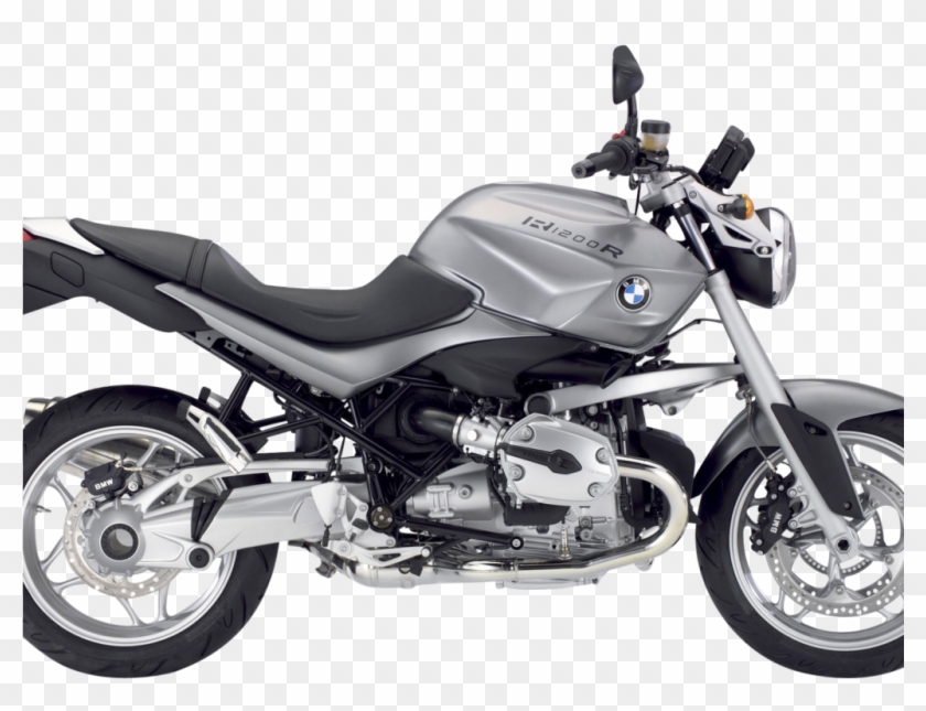 Bmw R1200r Black Motorcycle Bike Png Image - Bmw R 1200 2007 Clipart #3481911