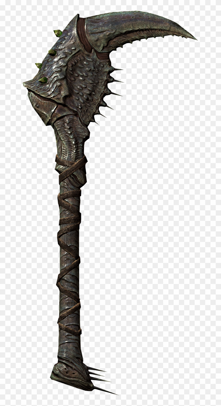 Falmer War Axe - Honed Falmer War Axe Clipart