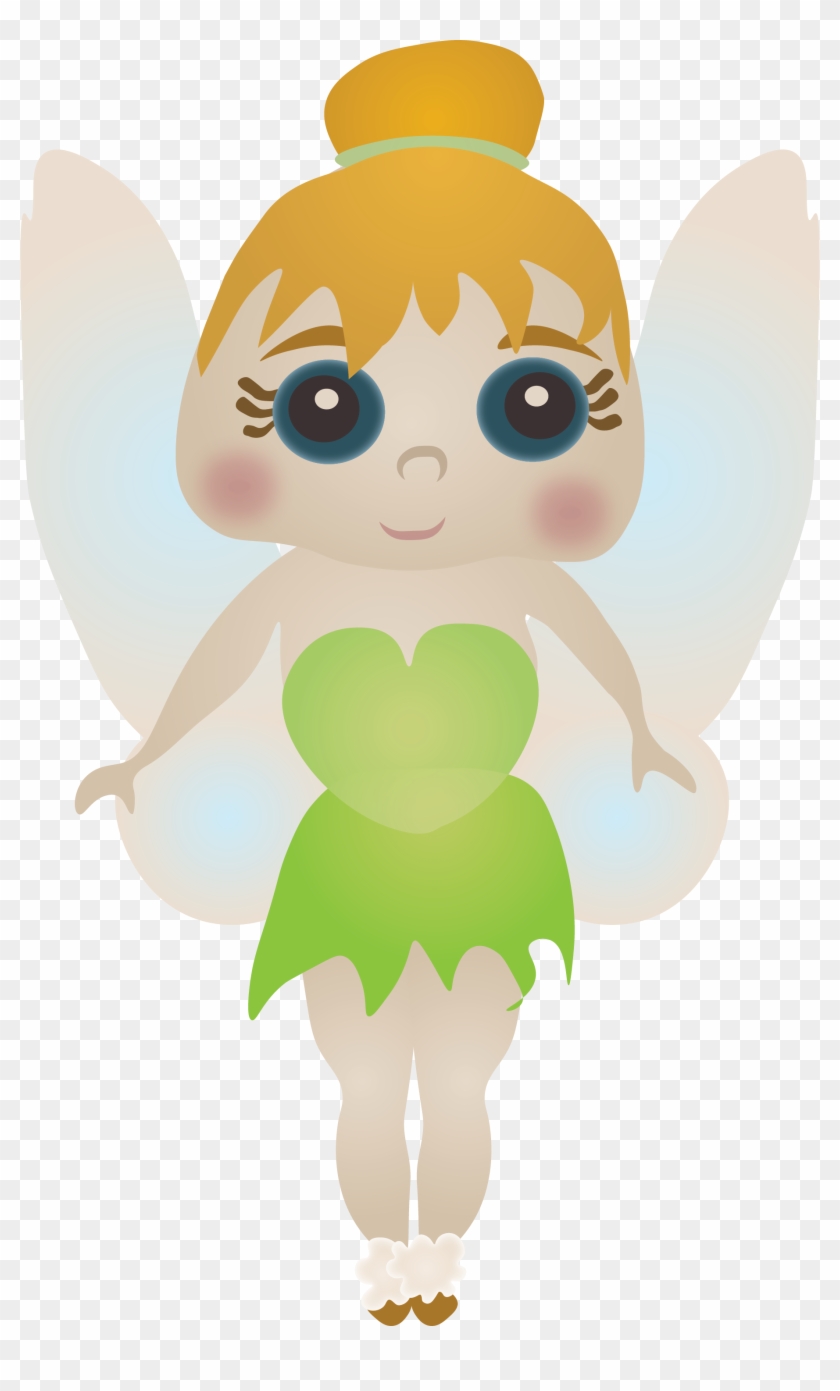 Baby Fairy Illustration - Cartoon Clipart #3482547
