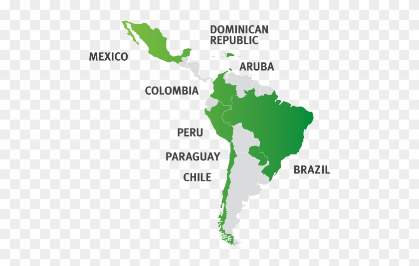 Mota-engil Is Present In Latin America Since 1998, - Cotton Top Tamarin Map Clipart