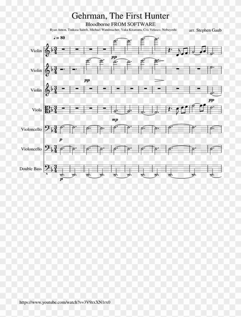 Gehrman The First Hunter - Merry Go Round Of Life Sheet Music Piano And String Clipart