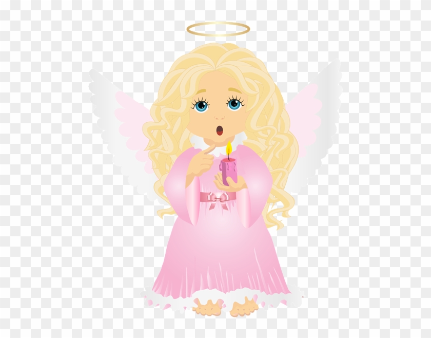 Angel Vector, Fairy, Angel Wallpaper, Candles, Angel - Pink Angel Clip Art - Png Download