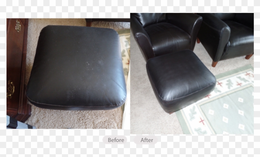 Worn, Cat Scratched & Sticky Leather - Chair Clipart #3483346