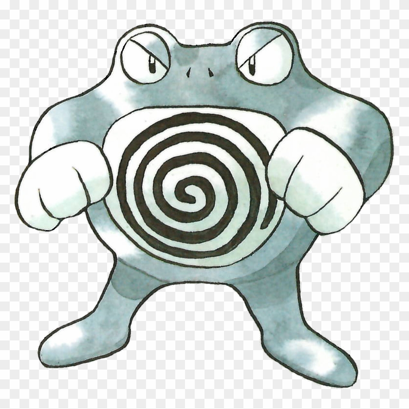 Poliwrath Pokemon Red And Green Official Game Art Clipart #3483348