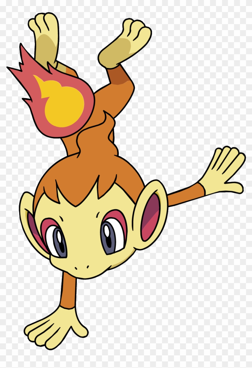 Monferno Evolved, Level 14, Route 2 - Chimchar Pokemon Clipart #3483399