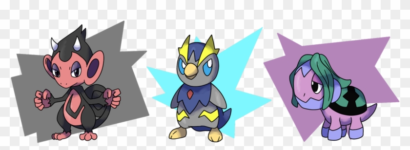 Chimchar Has Become Dark / Fire, Piplup Has Become - Cartoon Clipart #3483452