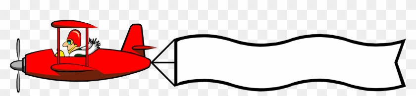 Vector Illustration Of Airplane Propeller Aircraft - Message Plane Clip Art - Png Download #3483615