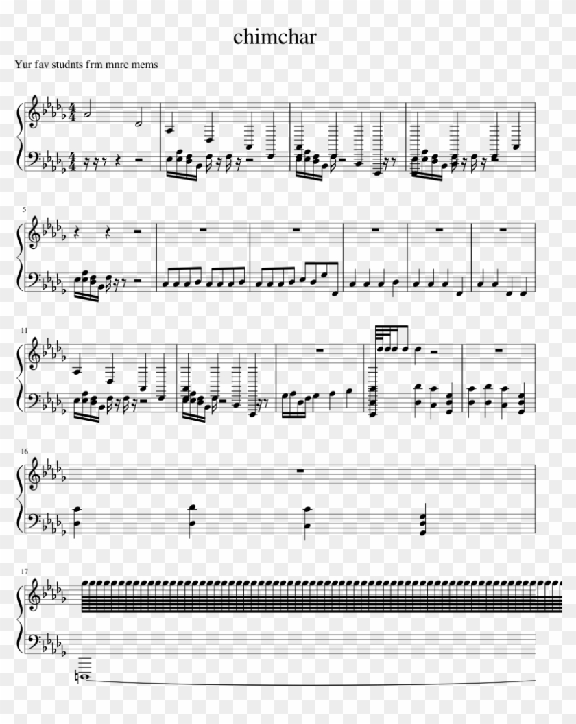 Partitura Piano Nuvole Bianche Clipart