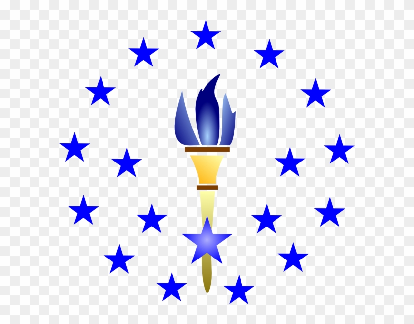 How To Set Use Blue Torch Svg Vector - Monogram Moon Clipart #3483647