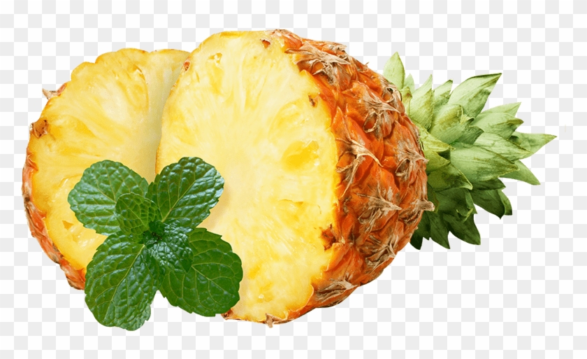 Abacaxi Com Hortelã Png - Fruta Abacaxi Com Hortela Clipart #3483793