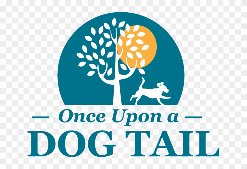 Once Upon A Dog Tail Logo - Illustration Clipart