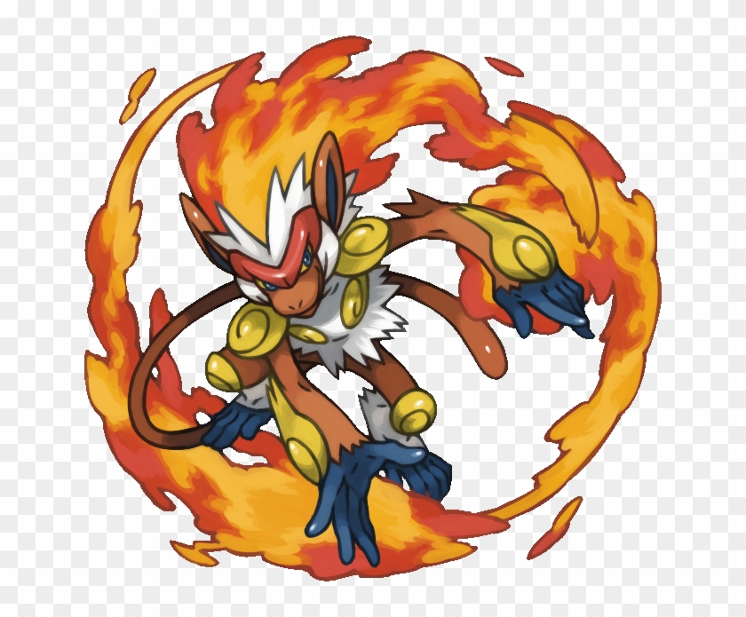 Infernape Would Obviously Fuck All Of Treecko's Line's - Infernape Art Clipart #3483975