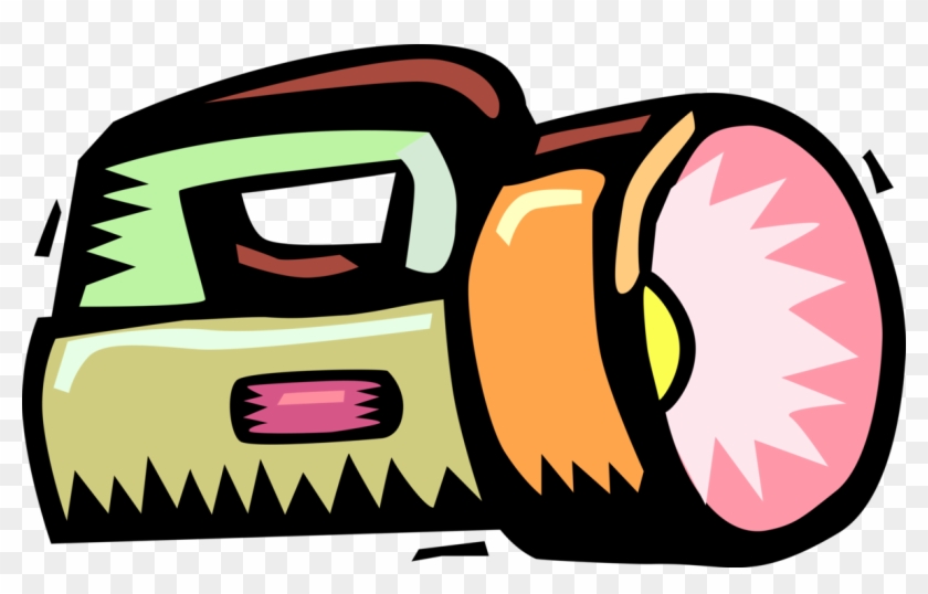 Vector Illustration Of Portable Hand-held Electric - Illustration Clipart #3484036