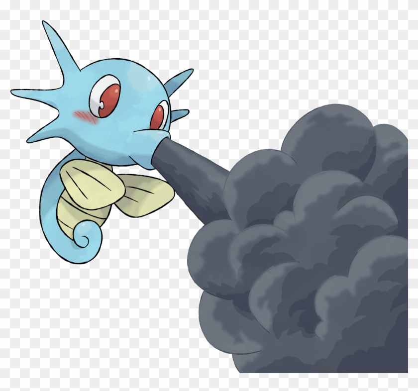 Horsea Used Smokescreen By Devildman - Pokemon Horsea Clipart #3484154