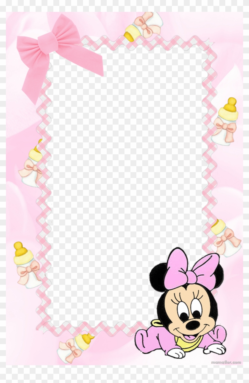 Marco De Fotos De Minnie Mouse Para Baby Shower - Igreja Matriz São Pedro Clipart