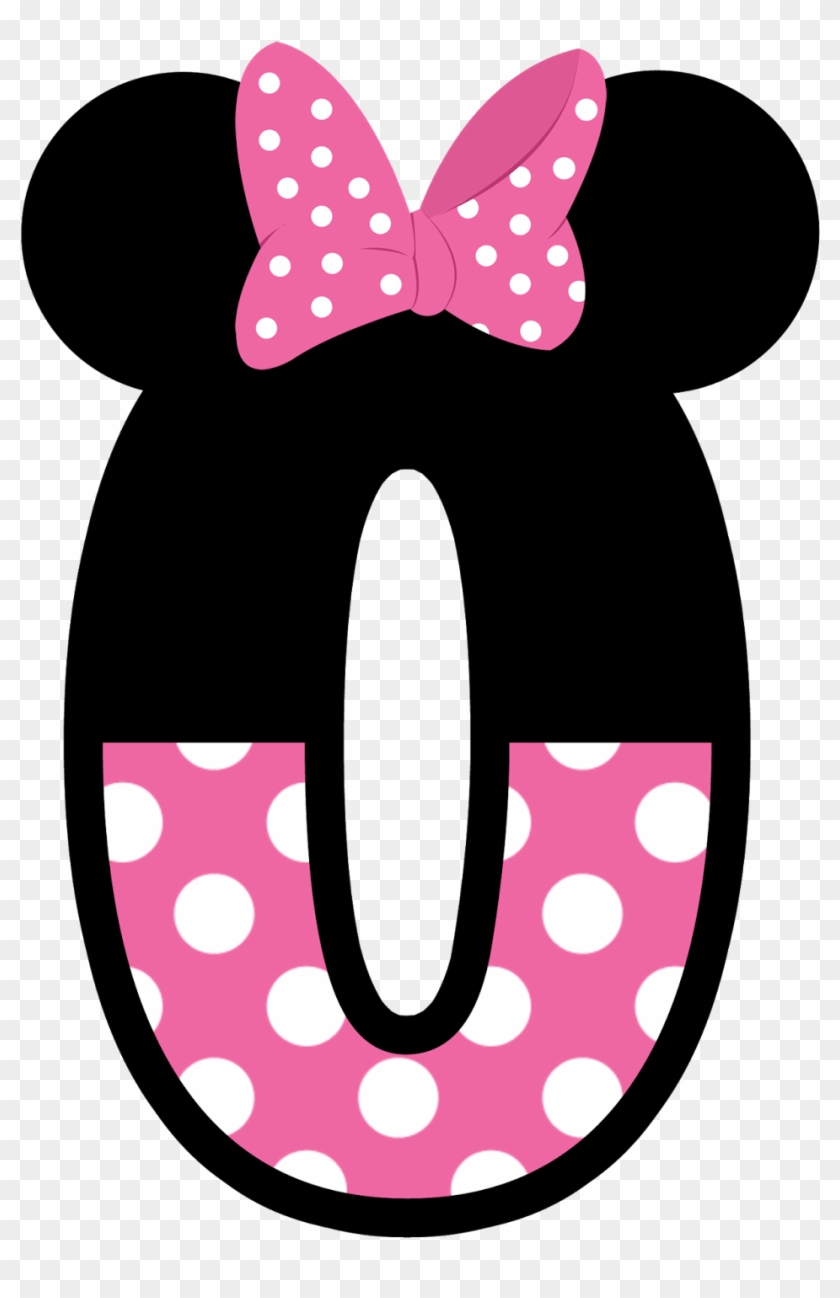Numeros A Lo Minnie En Rosa - Mickey Mouse Number 8 Clipart #3484404