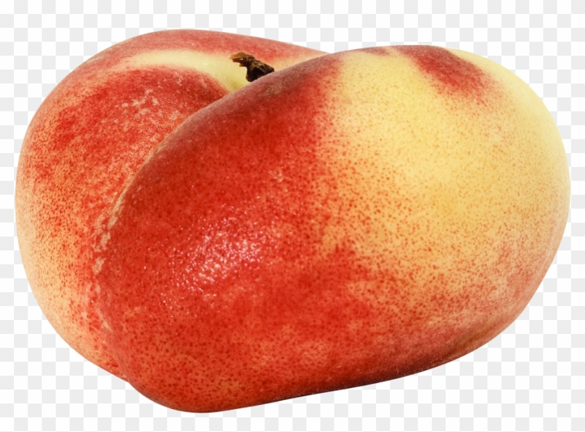 Flat Peach﻿ - Nectarina Paraguaio Clipart