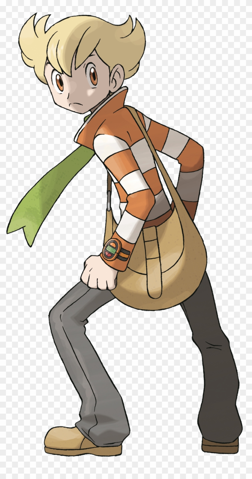 Barry - Pokemon Pearl Rival Clipart #3484447