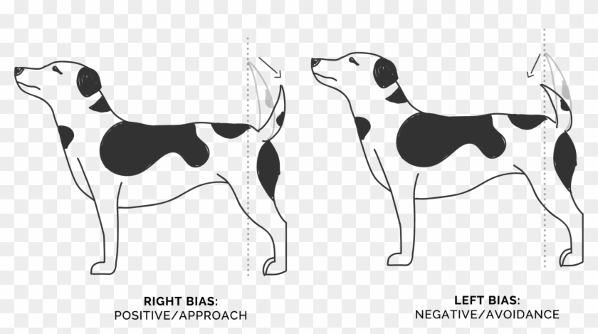 Wagging Tails Position - Treeing Walker Coonhound Clipart