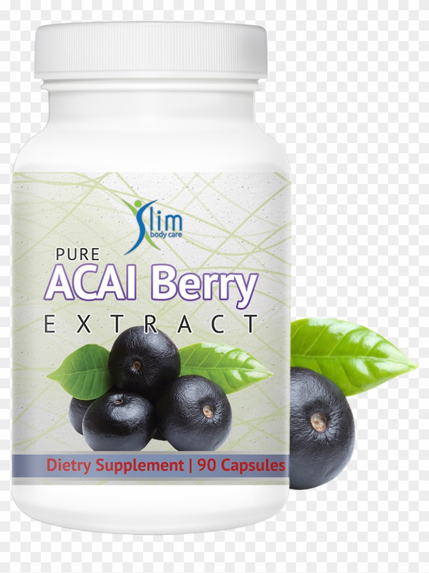 Acai Berry Extract Pure 600 Mg - Acai Berry Clipart #3484809